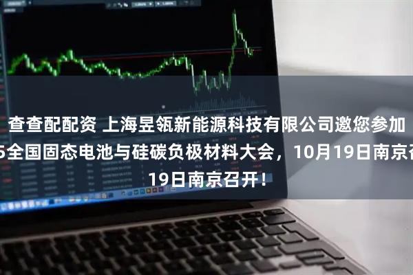 查查配配资 上海昱瓴新能源科技有限公司邀您参加2025全国固态电池与硅碳负极材料大会，10月19日南京召开！
