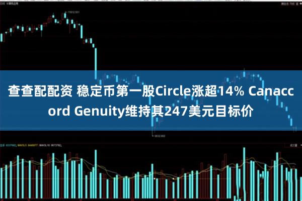 查查配配资 稳定币第一股Circle涨超14% Canaccord Genuity维持其247美元目标价